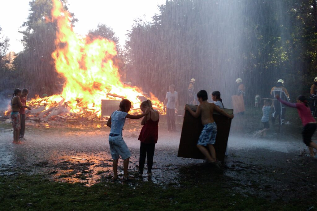 Geen grote brandstapel meer