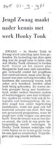 Honky Tonk opent haar deuren